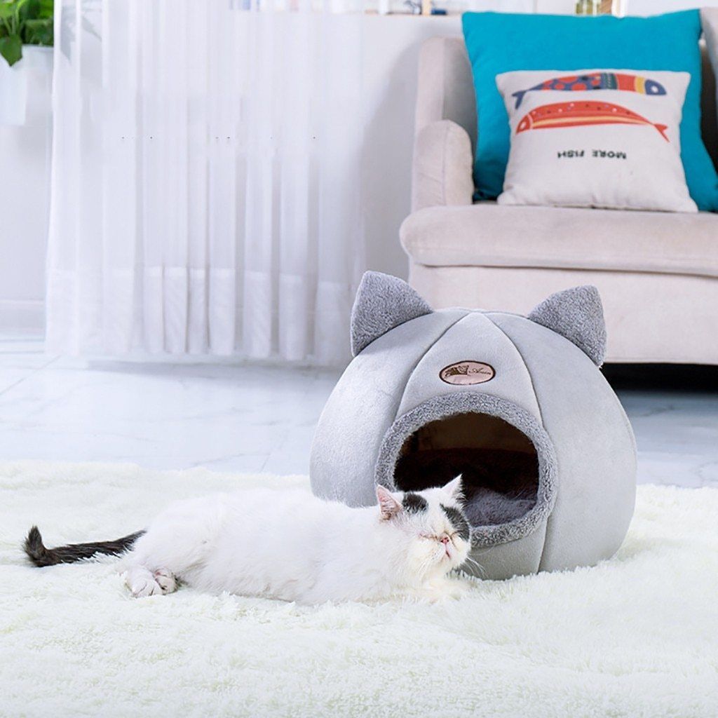 ComfyHouse™ - Niche pour chat ultra confortable - Chatvoris